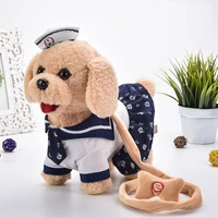 robot music dog toys electronic plush puppy sing songs walk bark talk animal toy funny soft cute pet for children birthday gifts
