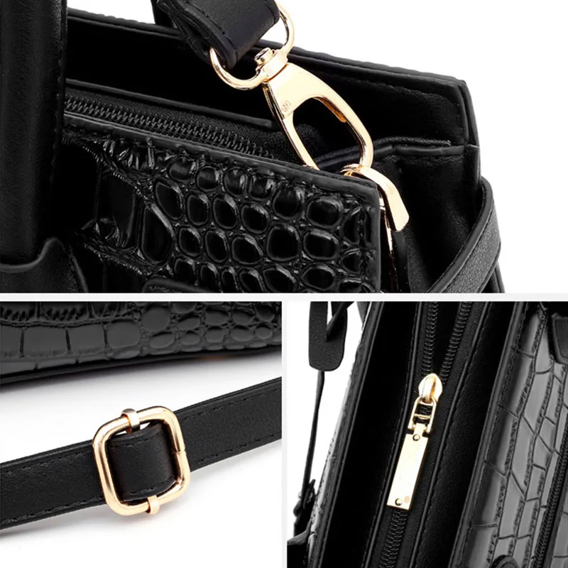 XMESSUN женские сумки с крокодиловым узором дизайнерская Ретро Высококачественная