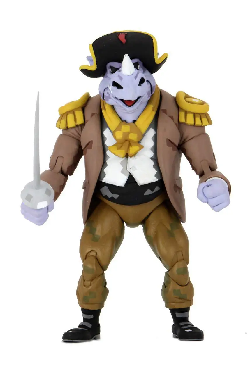 Фигурка Черепахи Bebop Rocksteady аниме шредер пиратский костюм фигурка NECA экшн игрушка