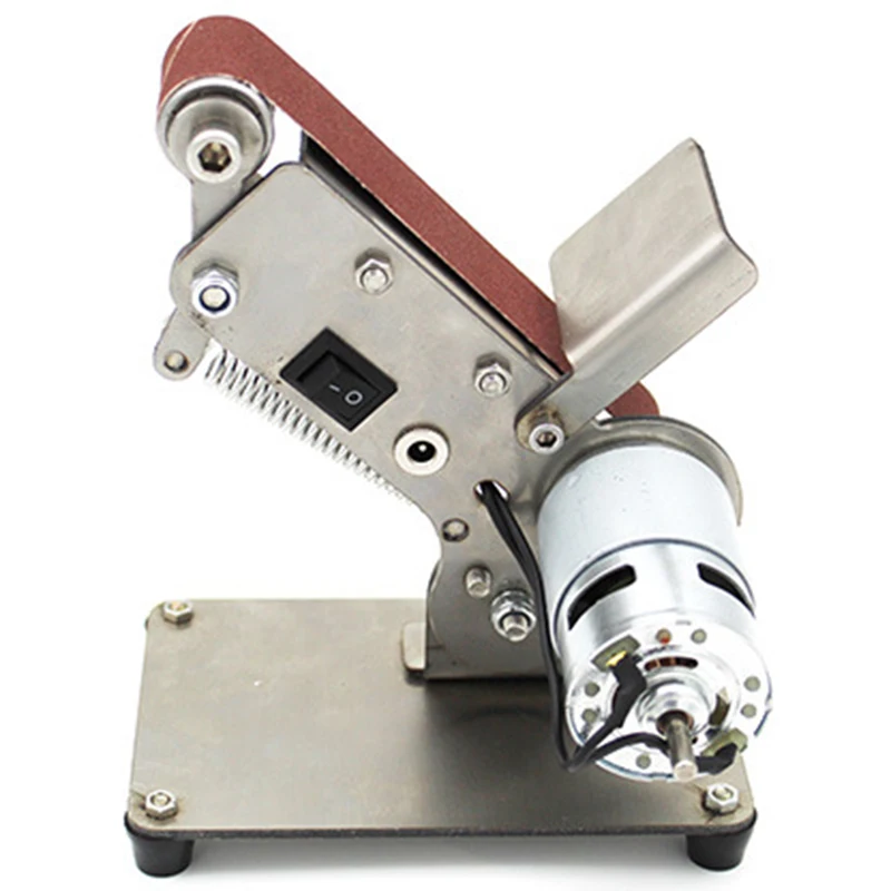 

Sander Belt Machine 300W Electric Belt Sander Polishing Grinder Machine Folding Sander Grinding Tool Cutter