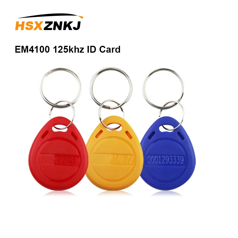 5/10 шт. EM4100 125 кГц стикер для ID карты брелок ключей RFID маркерное кольцо