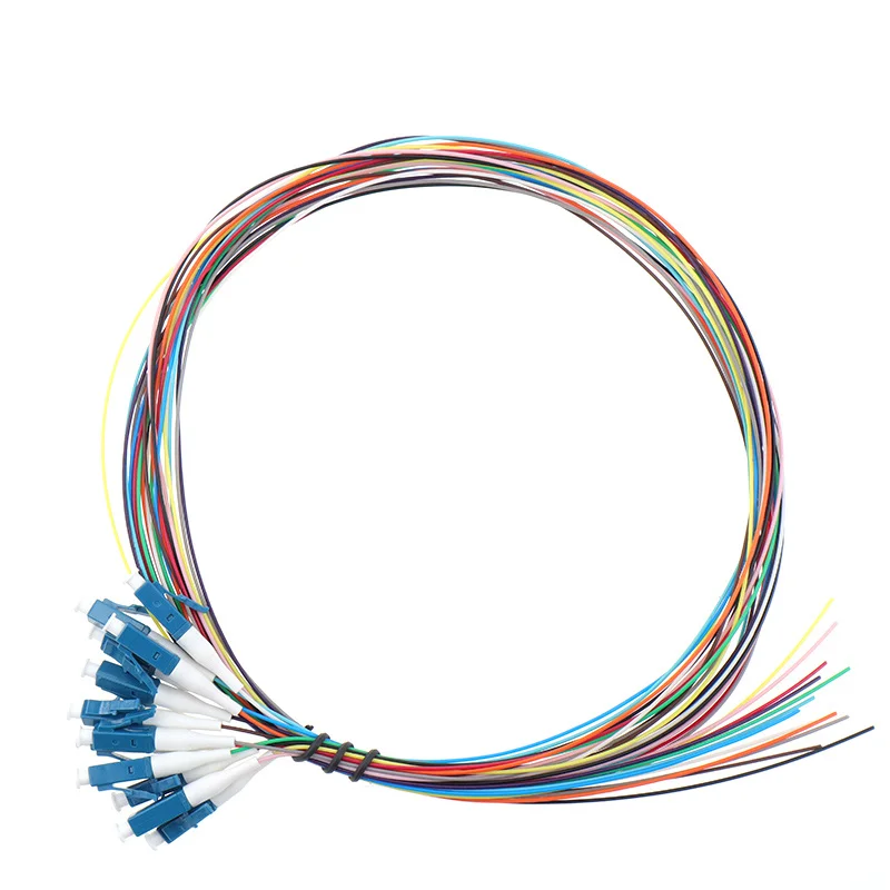 

12 Colors LC/UPC Pigtail-SM(9/125) Fiber Optical Patch Cord/Pigtail 1M Fanout Fiber Optic Pigtails SM Simplex Free Shipping