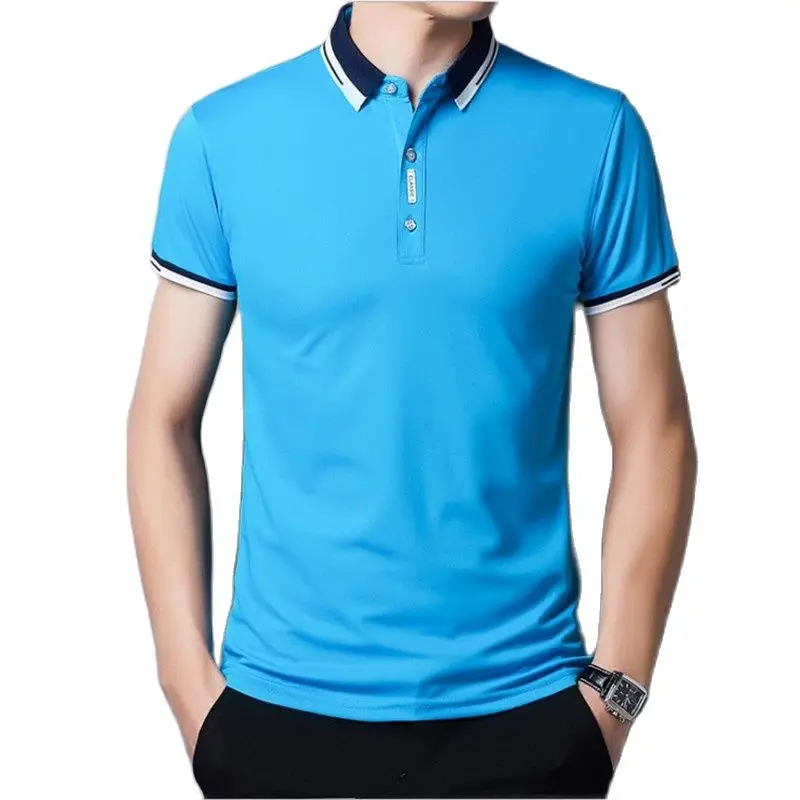 

2021 Brand New Men's Polo Shirt High Quality Men's Cotton Short Sleeve Shirt Brand Clothing Summer Casual Fashion Polo Shirt Top