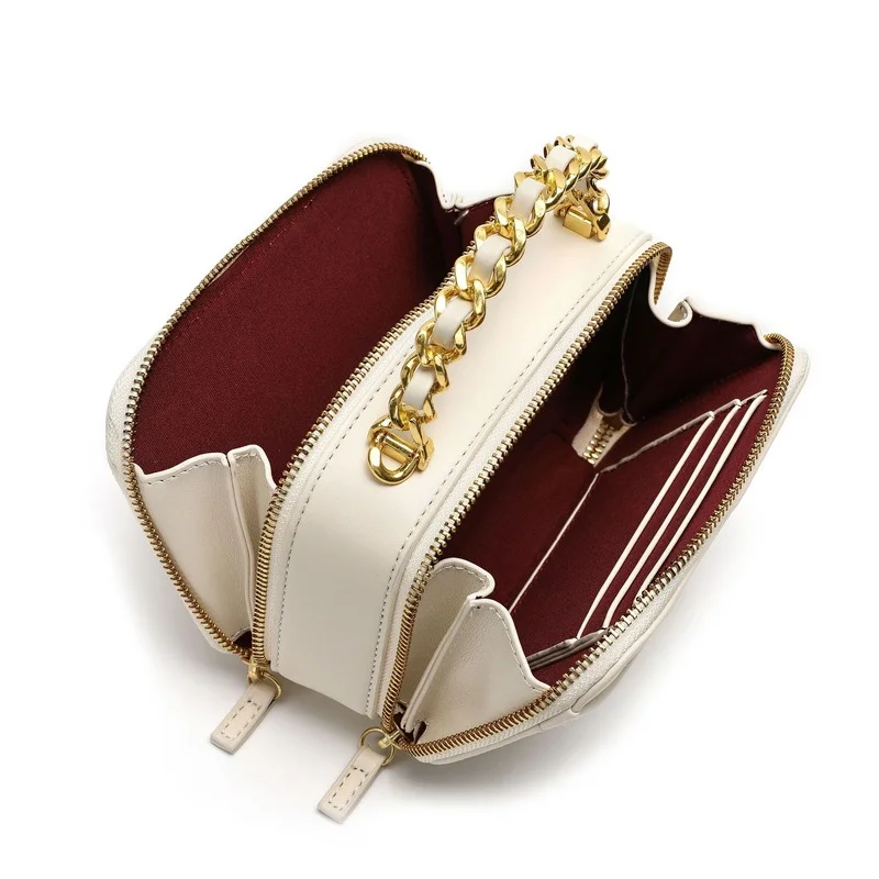 

Small square bag 2021 new fashion one-shoulder messenger handbag small bag women's elegant classic mobile wallet