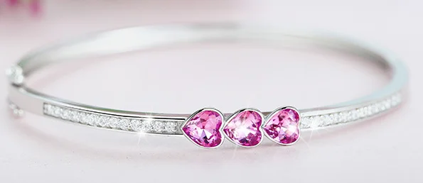 

YGU72 925 Sterling Silver Wedding Pearl Zircon Necklace Earrings crystal lovers Bracelet