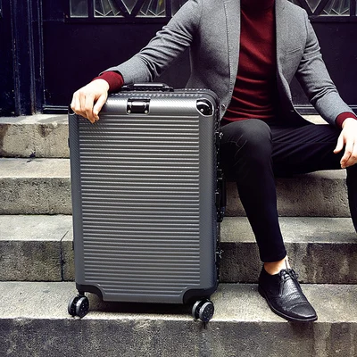 CALUDAN супер модный новый Спиннер алюминиевая рама чемодан для путешествий на