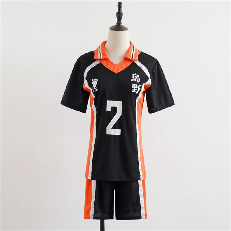 Haikyuu! Костюм для косплея Аниме Haikyuu Karasuno старшей школы волейбольный клуб Hinata Shyouyou