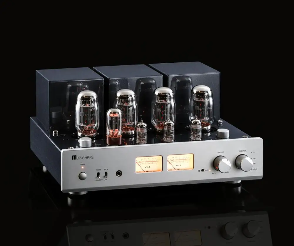 MUZISHARE X7 KT88 x4 push pull Hi Fi вакуумная трубка интегрированный усилитель мощности с