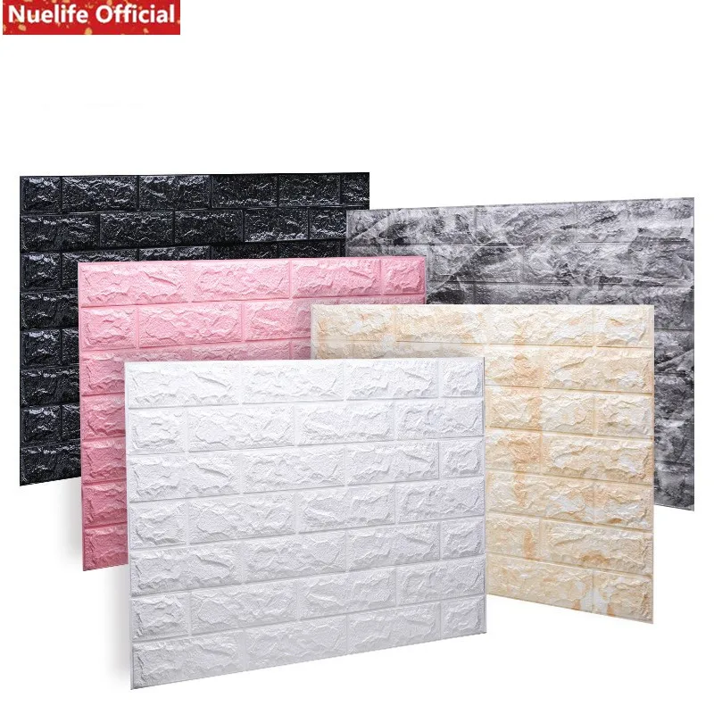 Детский сад Водонепроницаемый Анти-столкновения кирпич шаблон XPE пена обои