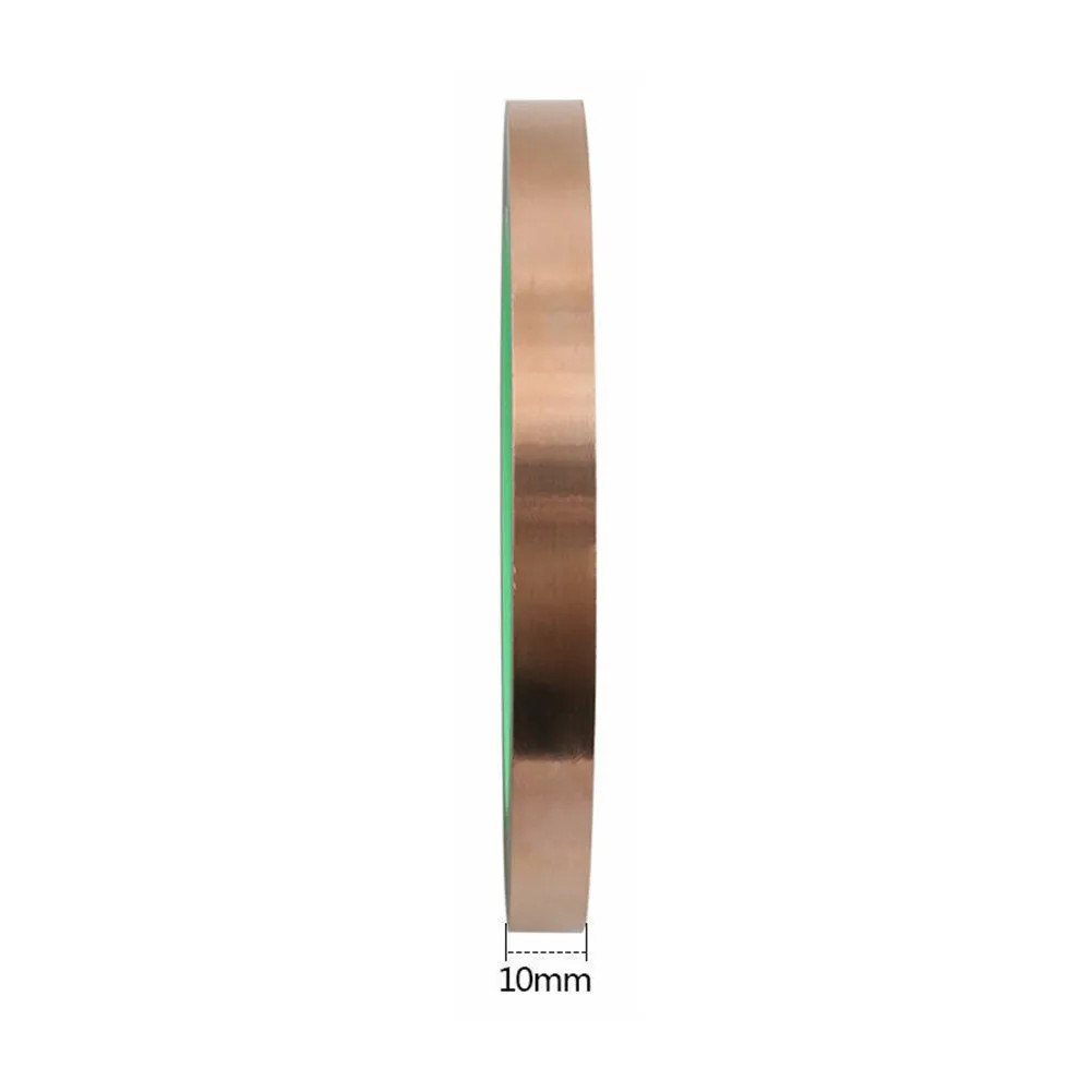 

20M Length Adhesive Conductive Copper Slug Foil Barrier Tape EMI Shielding Tool Copper Foil Tape Mask Electromagnetic Shielding