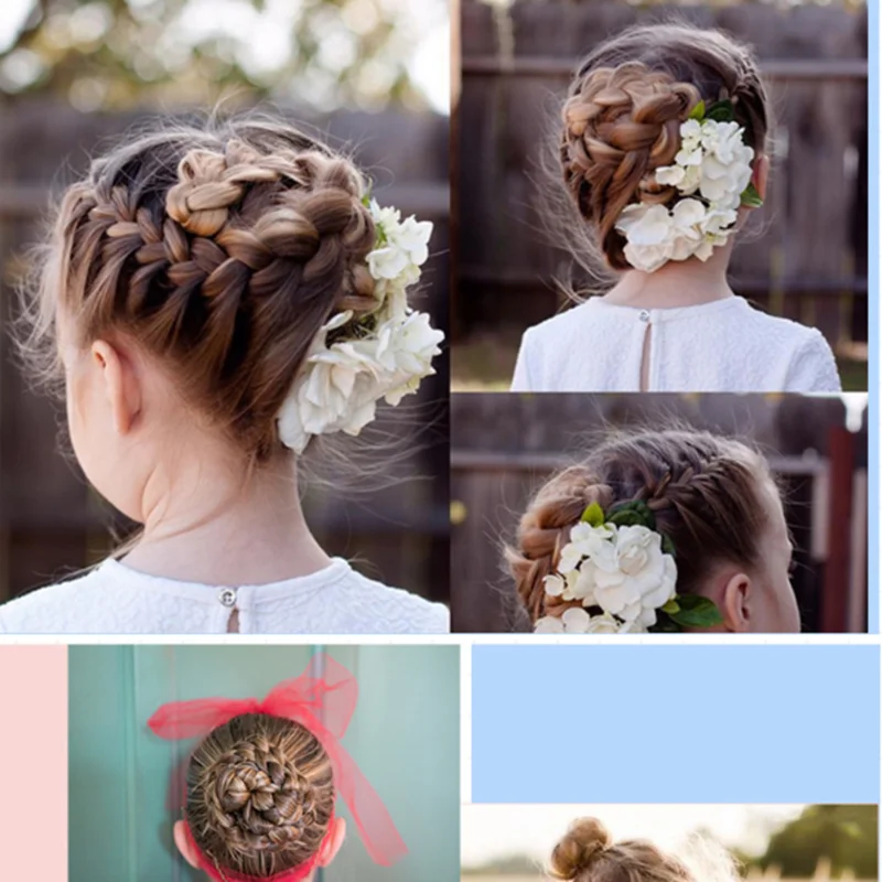 4 шт. пластиковые инструменты для укладки конского хвоста заколка волос гребень