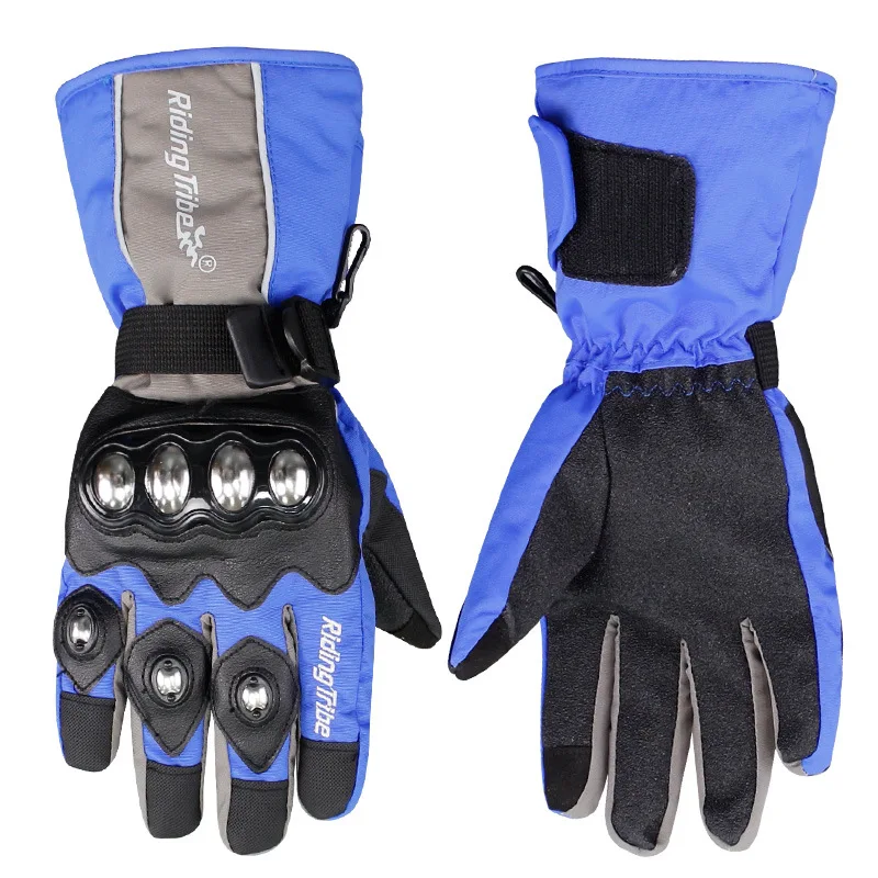 

Waterproof Warm Motorcycle Gloves Winter Thicken Ski Fishing Warm Gloves Touch-screen Moto Cross Racing Guantes Gloves