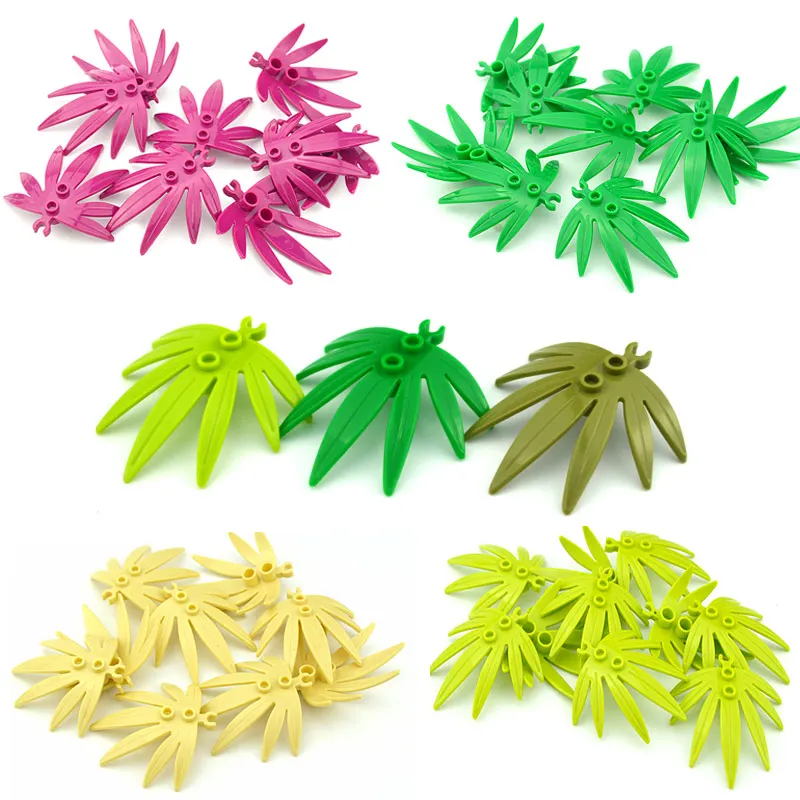 Конструктор листья Кокосовая пальма сборные игрушки сделай сам аксессуары для