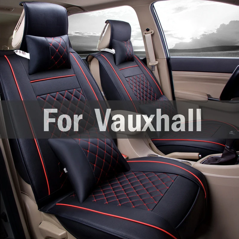 

New Pu Seat Cushion Cover Single Pu Leather Auto 5 Color Car Seat Cover Sets Automotive For Vauxhall Adam Astra Vxr8 Vectra