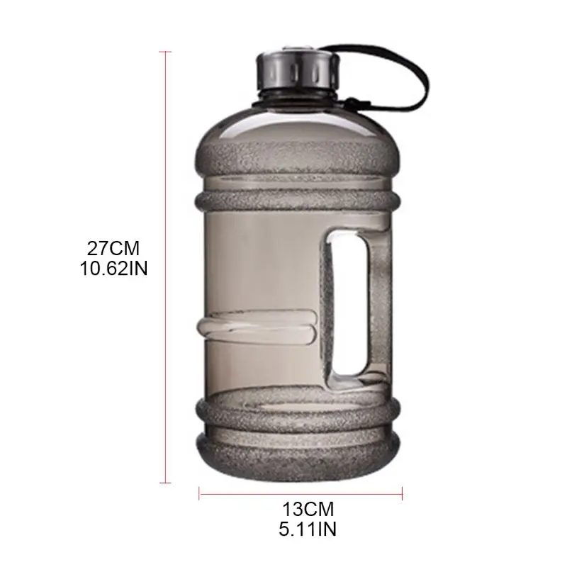 

2.2L Sports Large Capacity Water Bottle with Handle Outdoor Reusable Leak Proof