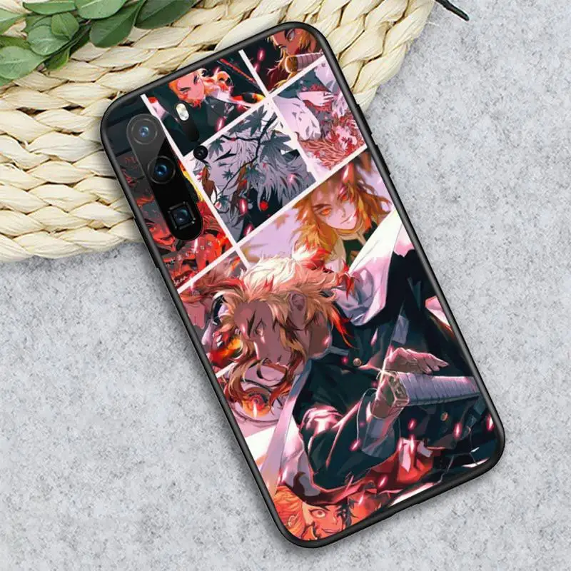 

Kyojuro Rengoku anime Phone Case For Huawei honor Mate P 10 20 30 40 i 9 8 pro x Lite smart 2019 nova 5t