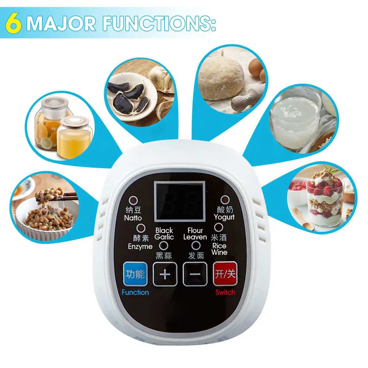 Автоматический Черный чесночный ферментер 6 л сделай сам домашний