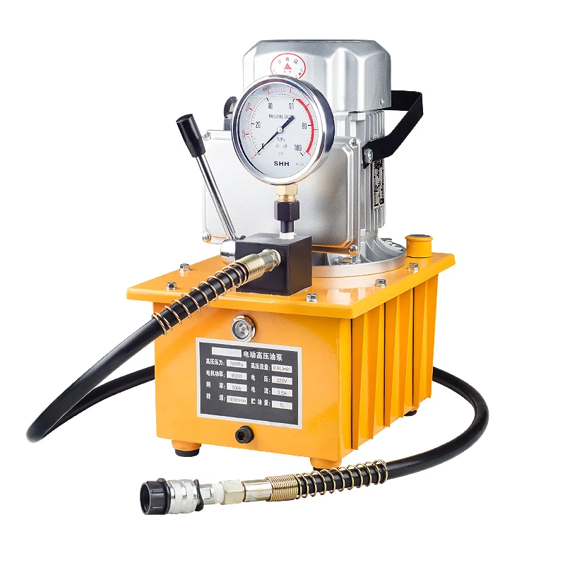 

Насос высокого давления 0,75 кВт, Одноконтурный Электрический насос 7 л, гидравлическая Масляная Станция с противоударным манометром 220 В/380 В