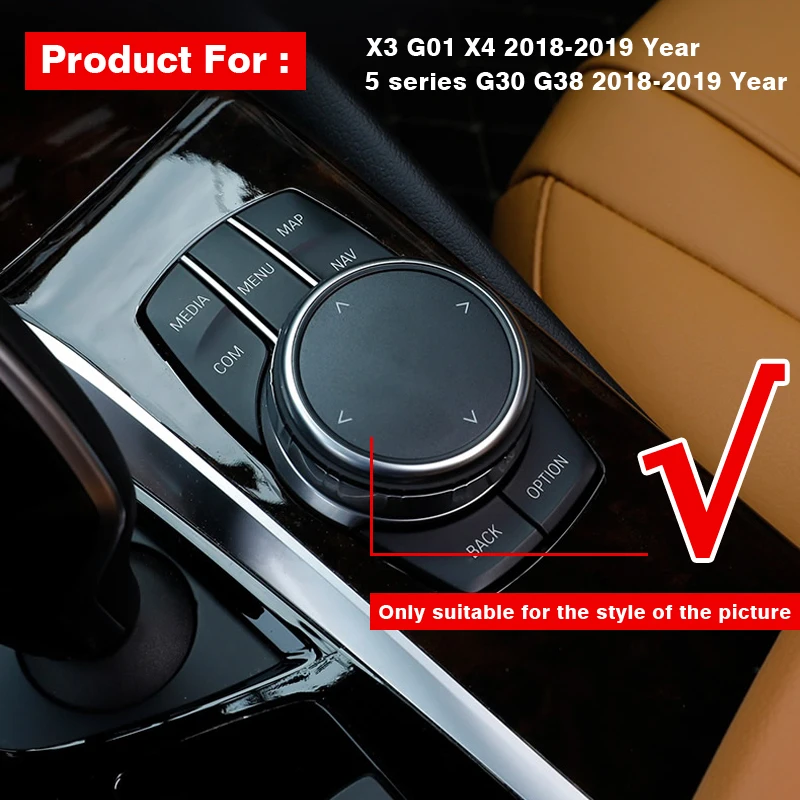 Для iDrive Автомобильная Мультимедийная кнопка накладка ручка наклейка для BMW X3 G01 X45