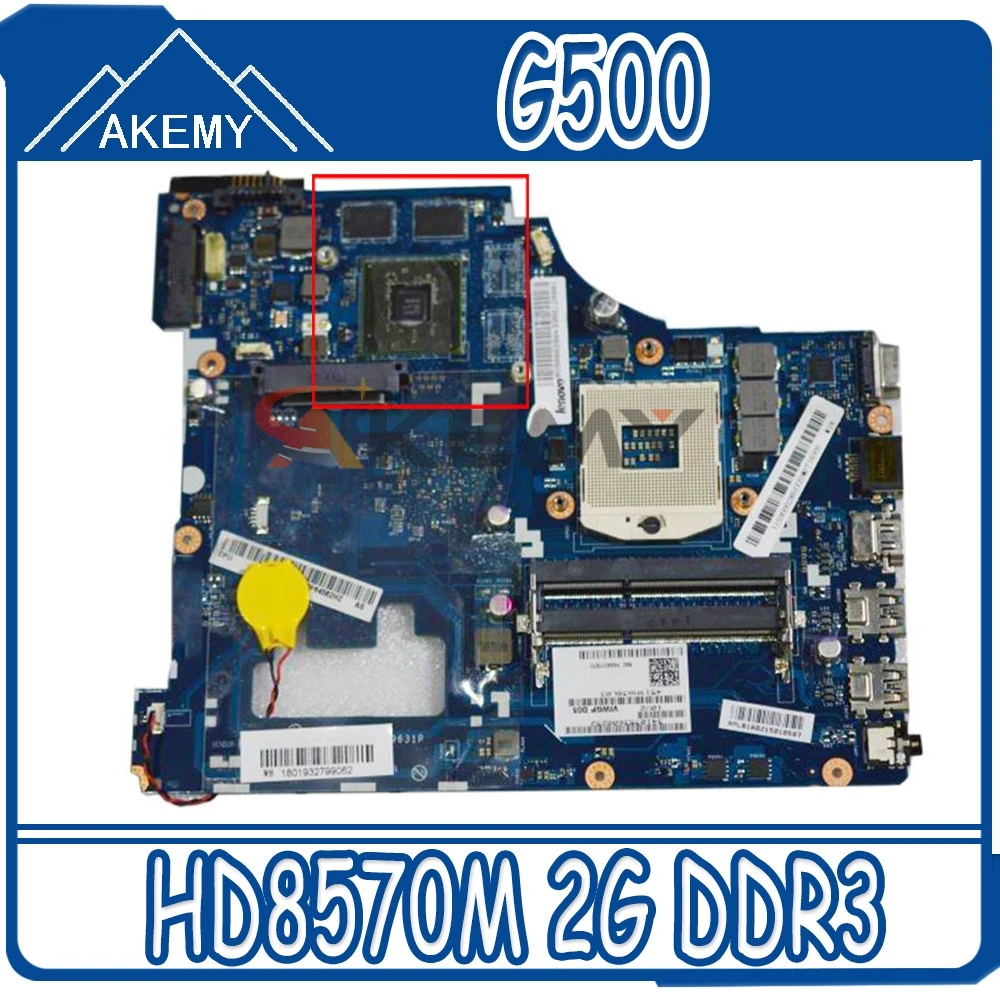   VIWGP/GR LA-9631P   Lenovo G500,   90002822 PGA989 HD8570M 2G DDR3 HM76 100%,  