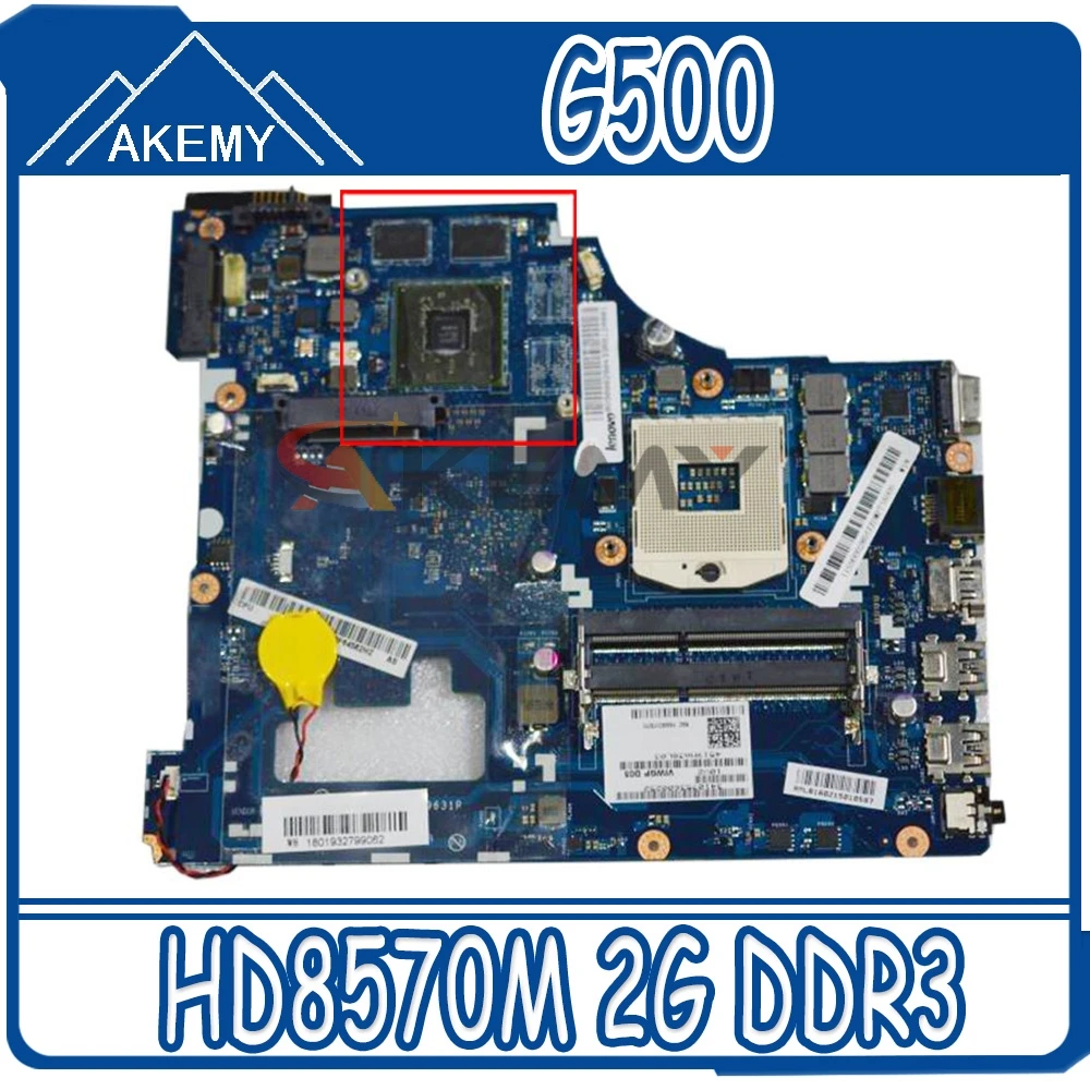 Материнская плата VIWGP/GR LA-9631P для ноутбука Lenovo G500 материнская 90002822 PGA989 HD8570M 2G DDR3 HM76