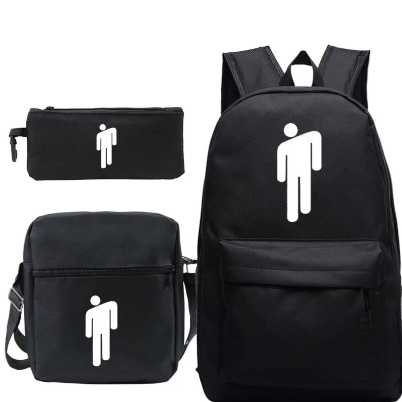 Billie Eilish bag 12 Billie Eilish школьные сумки светящиеся подростковые мальчики девочки рюкзак унисекс Billie Eilish Mochila Рюкзаки/пеналы для ручек/сумки на плечо - Цвет: Billie Eilish bag 12