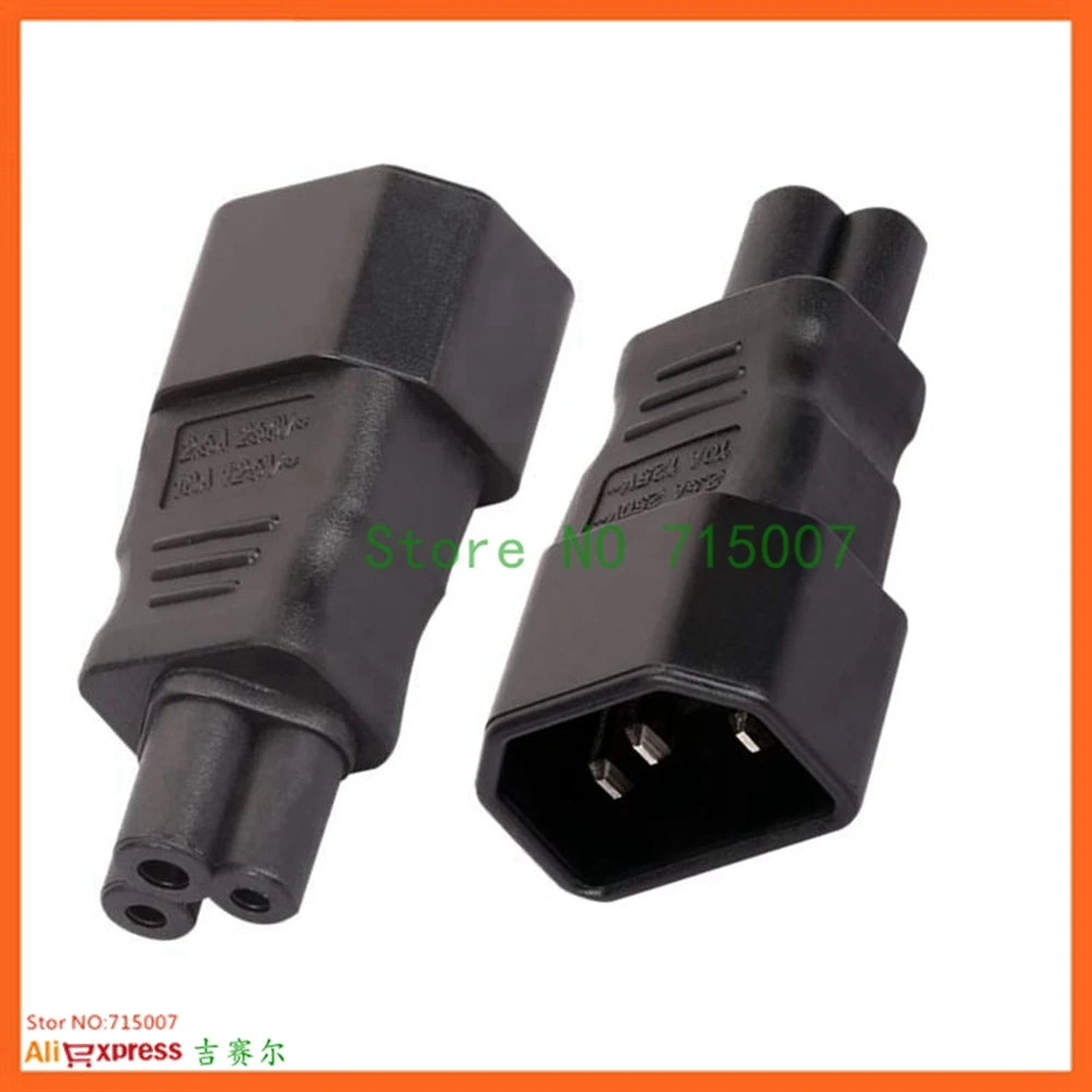 Мини преобразователь питания CY IEC 3Pin C6 штекер гнездо C13 Micky 220 в 240 В|Кабели VGA| |