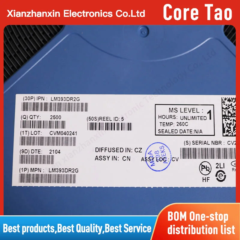 10 ~ 50 шт./лот LM393DR2G LM393 SOP-8 чип компаратора двойного напряжения новый и оригинальный