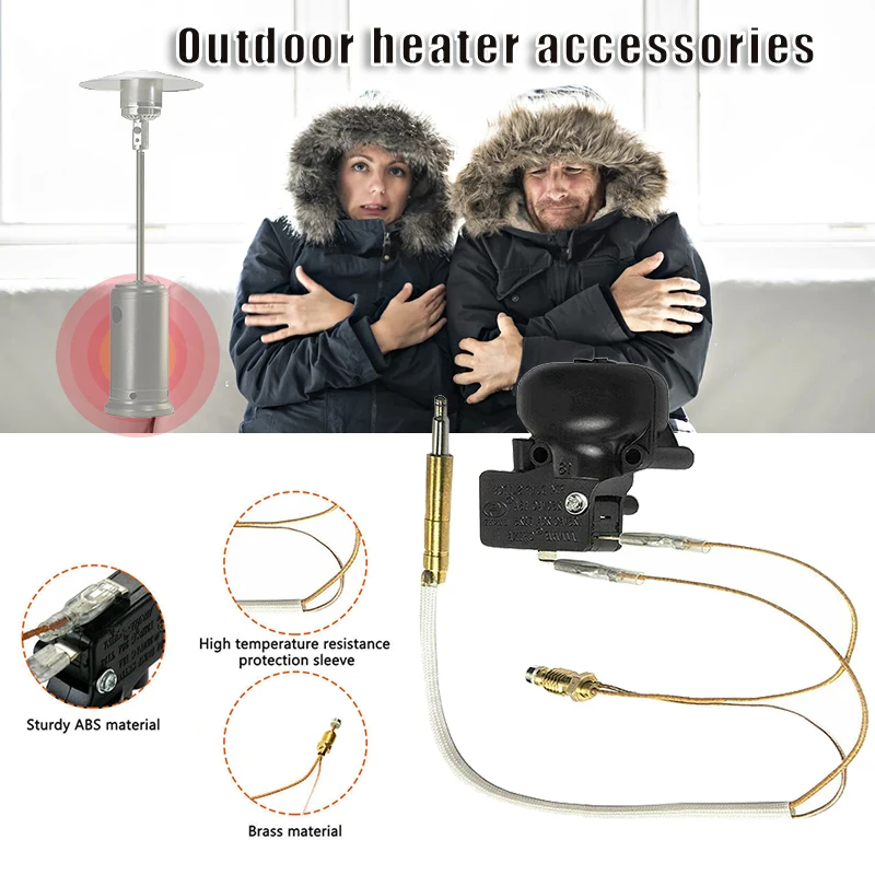 

Thermocouple And Tilt Switch For Patio Heater Durable Heater Repair Replacement Accessories Easy Operation Aquecedor
