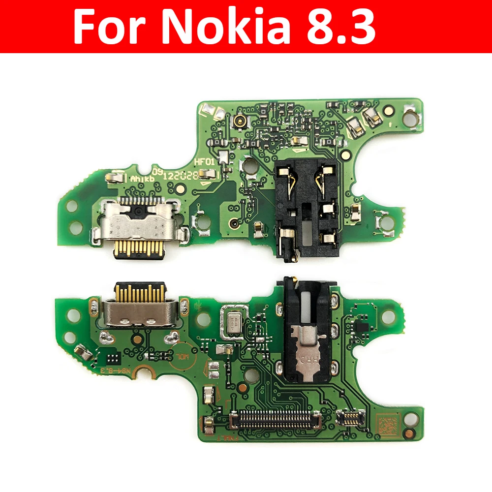 Placa de carga PCB Flex para Nokia 8,3, Conector de puerto USB, Cable de cinta de carga, 10 unids/lote-1