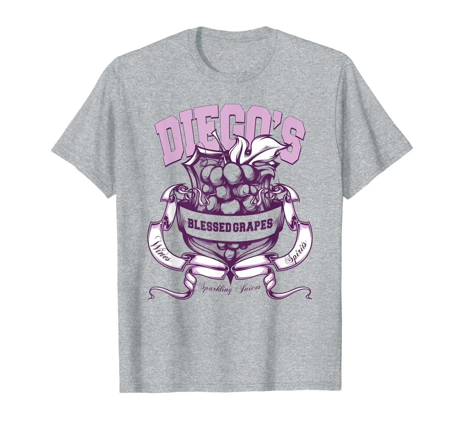 

Graphic Wine Blessed Grapes Winery T-Shirt
