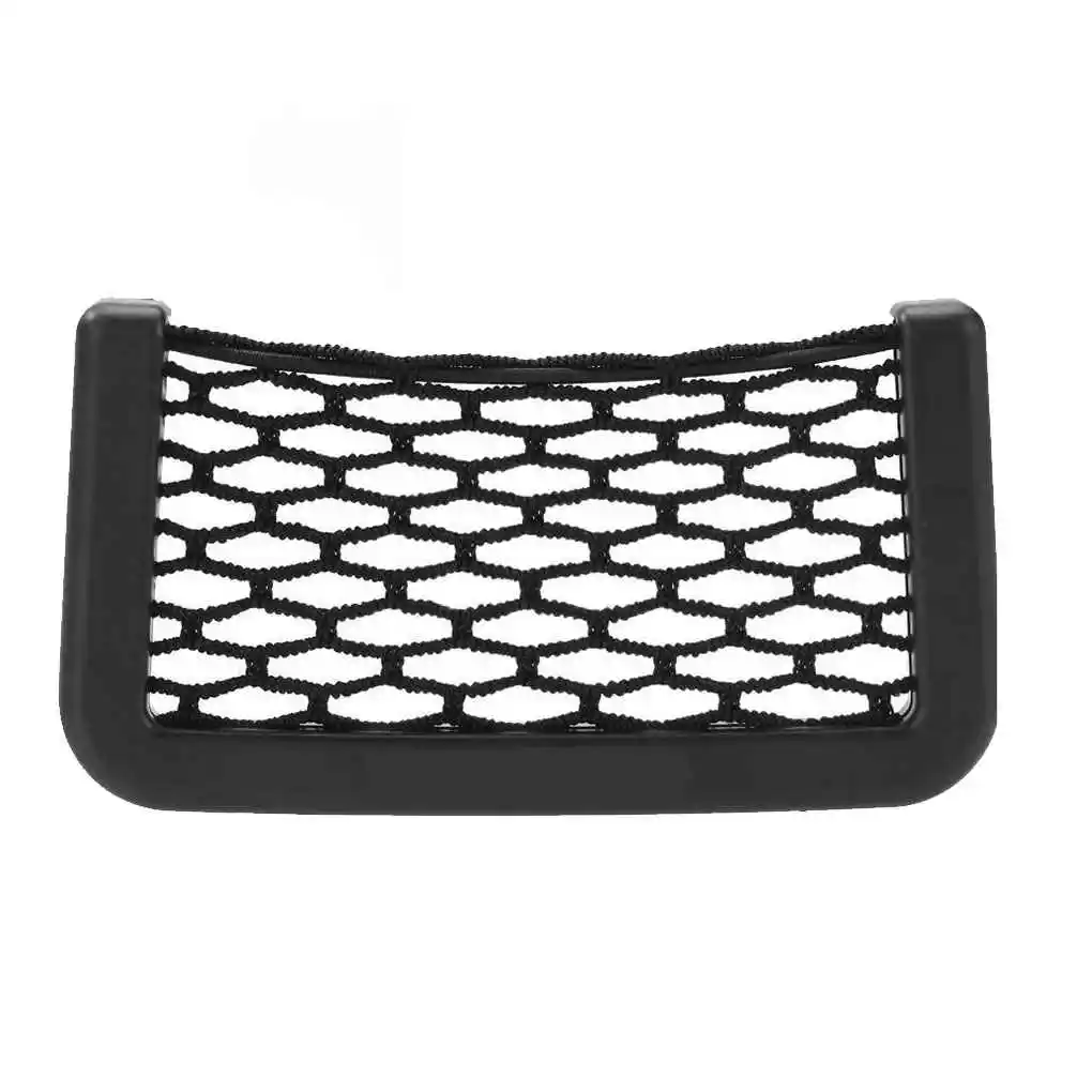 

Universal Car Seat Back Net Bag Storage Accessories Elastic Mesh Net Bag Phone Holder Pocket Organizer