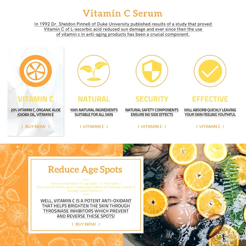 Отбеливающий электромассажер для лица против морщин эссенция для лица 10 мл Гиалуроновая Кислота Витамин С Сыворотка ретинол Сыворотка для лица выцветает темные пятна TSLM1