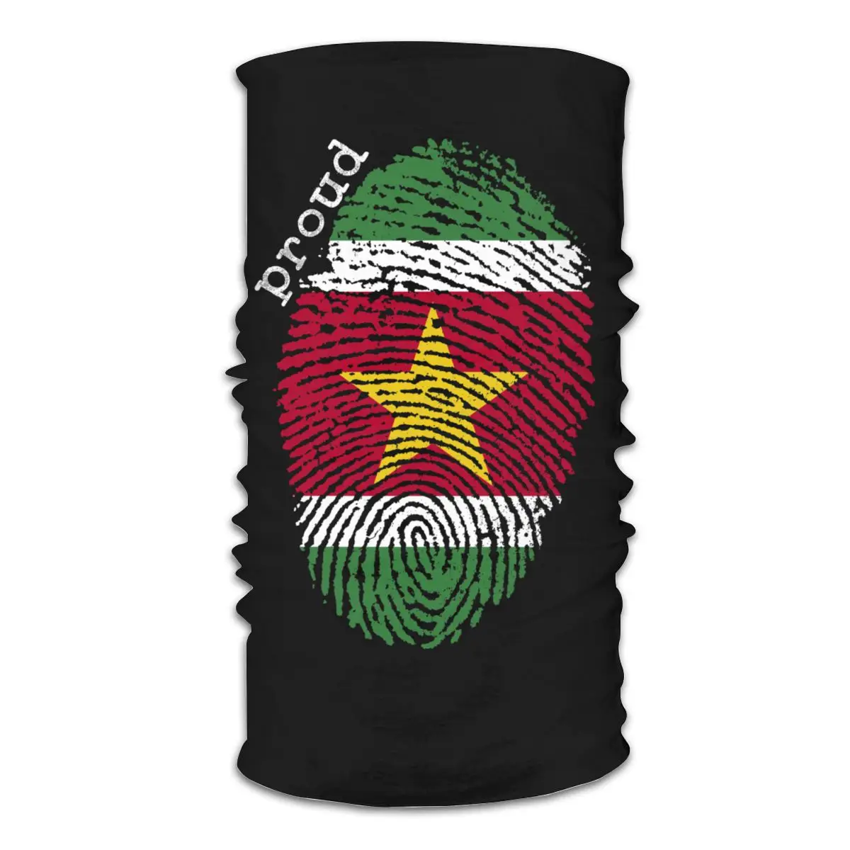 Шарф-маска унисекс на половину лица флаг Суринама