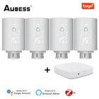 Aubess ZigBee термостат Tuya радиатор актуатор клапан умный программируемый TRV контроль температуры ler Amazon Alexa Голосовое управление