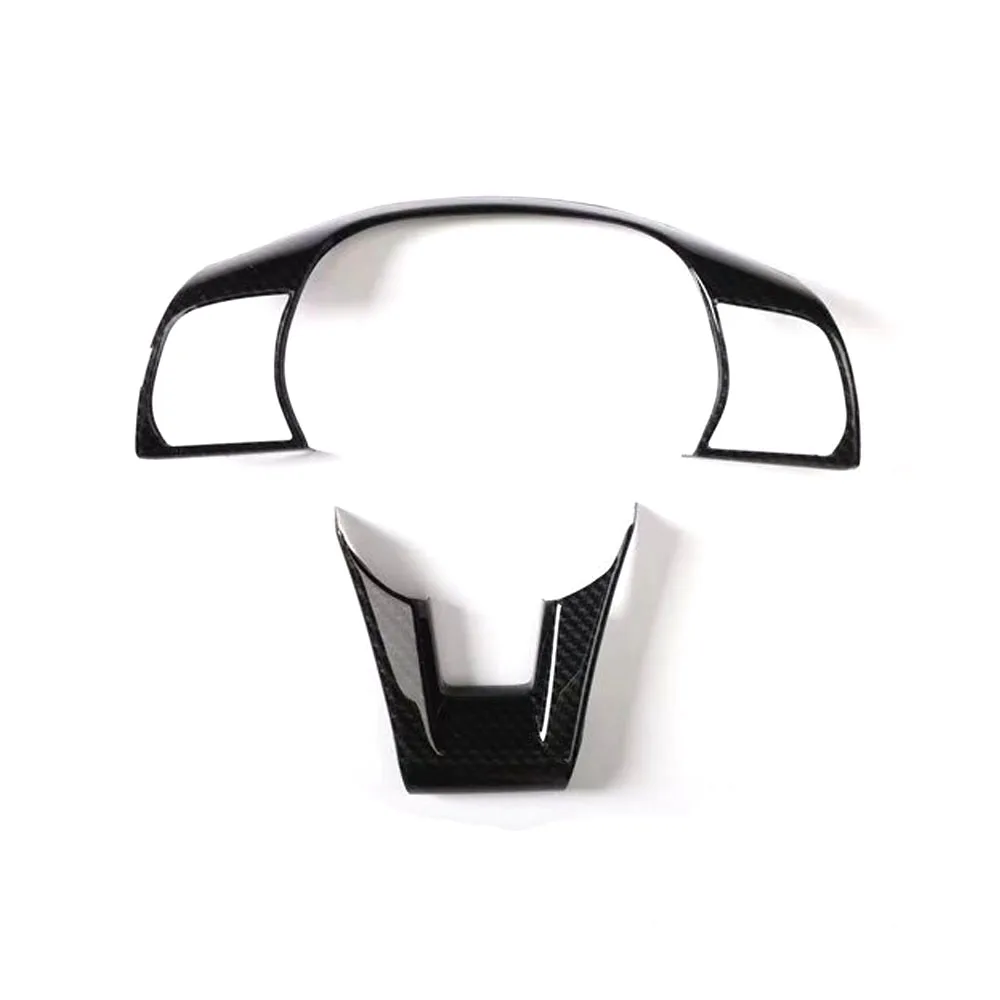 

For Hyundai Sonata 9th 2015-2018 ABS Carbon Fiber Car Steering Wheel Cover Trim Decoration Car Sticker Auto Styling Moldings