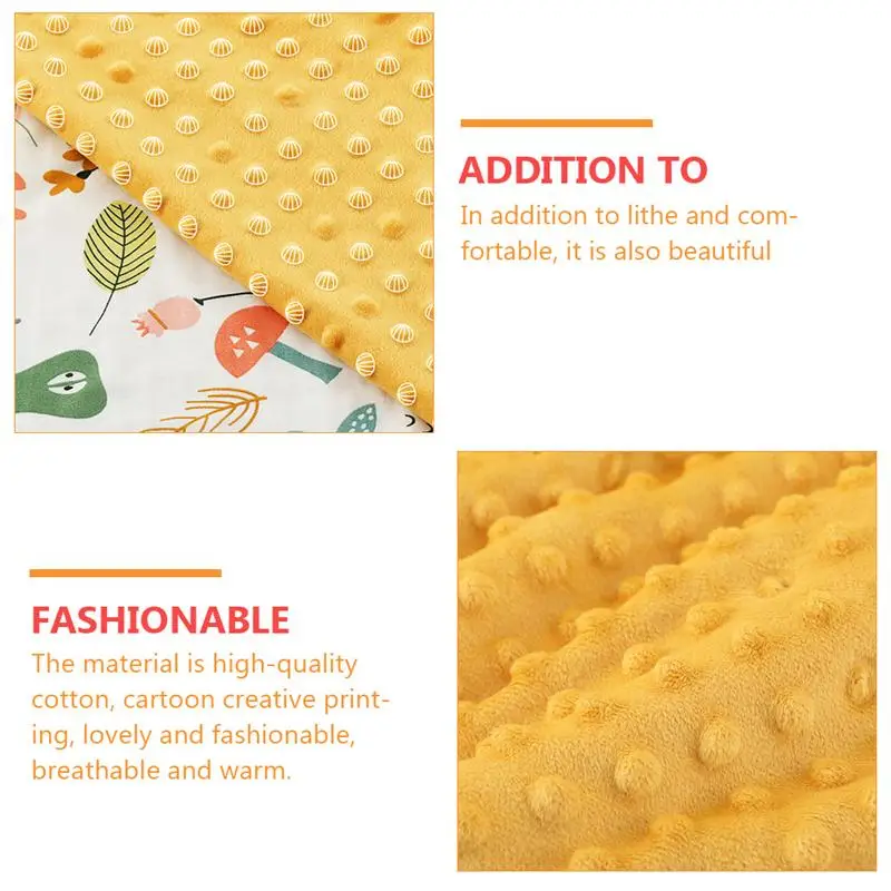 

1pc Baby Infant Newborn Soothing Blanket Security Blanket for Crib Stroller Travel