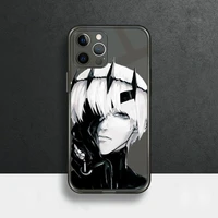 anime tokyo ghouls terror horror phone case for iphone 11 12 pro mini 7 8 plus x xs xr max black transparent clear shell