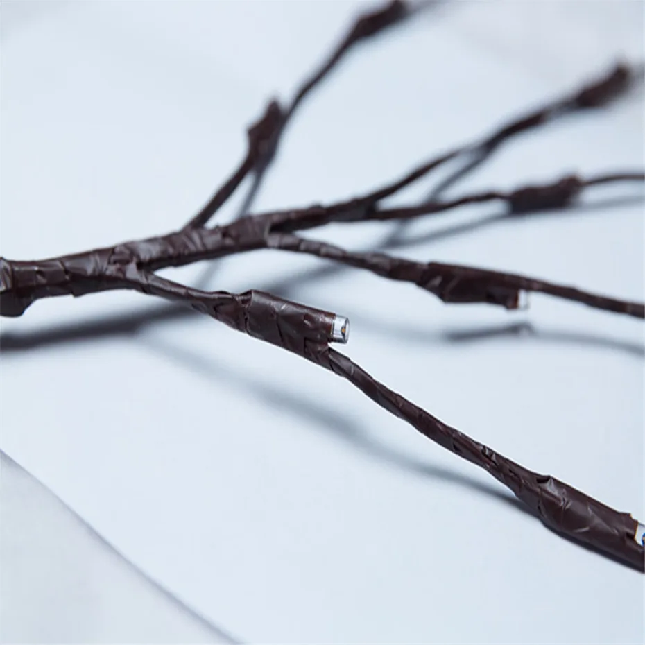 20 светодиодный s светильник ed ветви лампы на батарейках ваза Рождественский ива