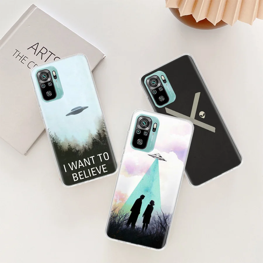 Чехол для телефона The X Files I Want to Believe для Xiaomi Redmi Note 12 Plus 11 Pro 5G 10S 11S 4G 11T 11E 10 9T 9 9S 8 8T 7 5 5A C.