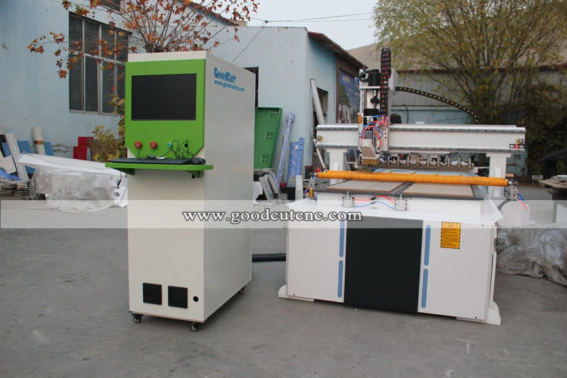 

wood router woodworking machine linear atc cnc with linear tool change device for wood engraving