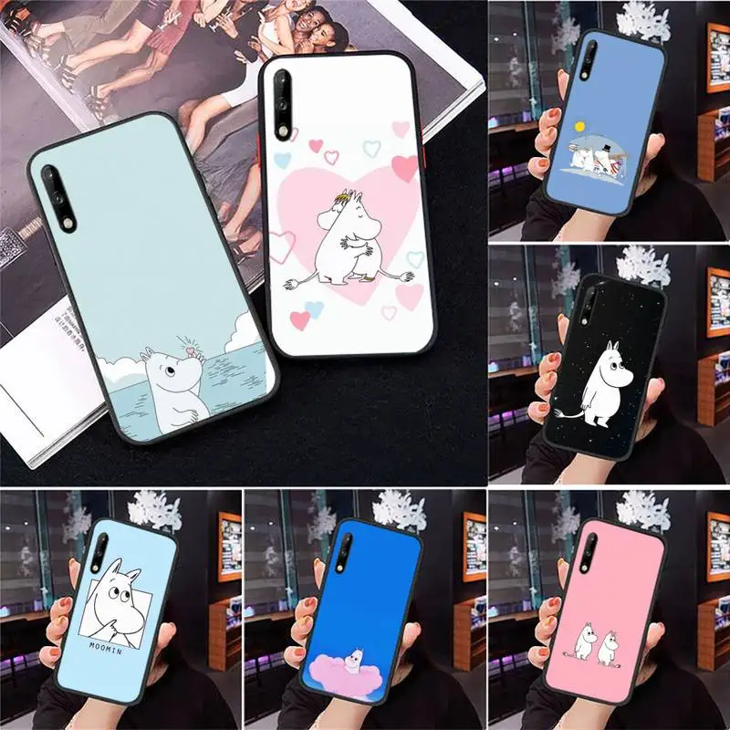 

Moomintroll Cartoon Cute moomines Phone Case for Huawei mate 9 10 20 20X 30 40 pro lite Fundas cover