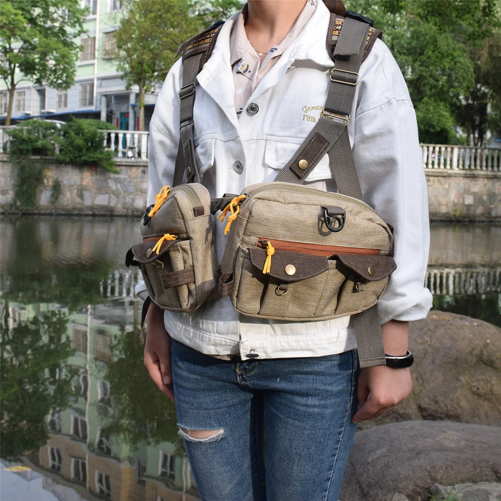 

Multi-Function Outdoor Fishing Vest Waistcoat Adjustable Size Fishing Vest