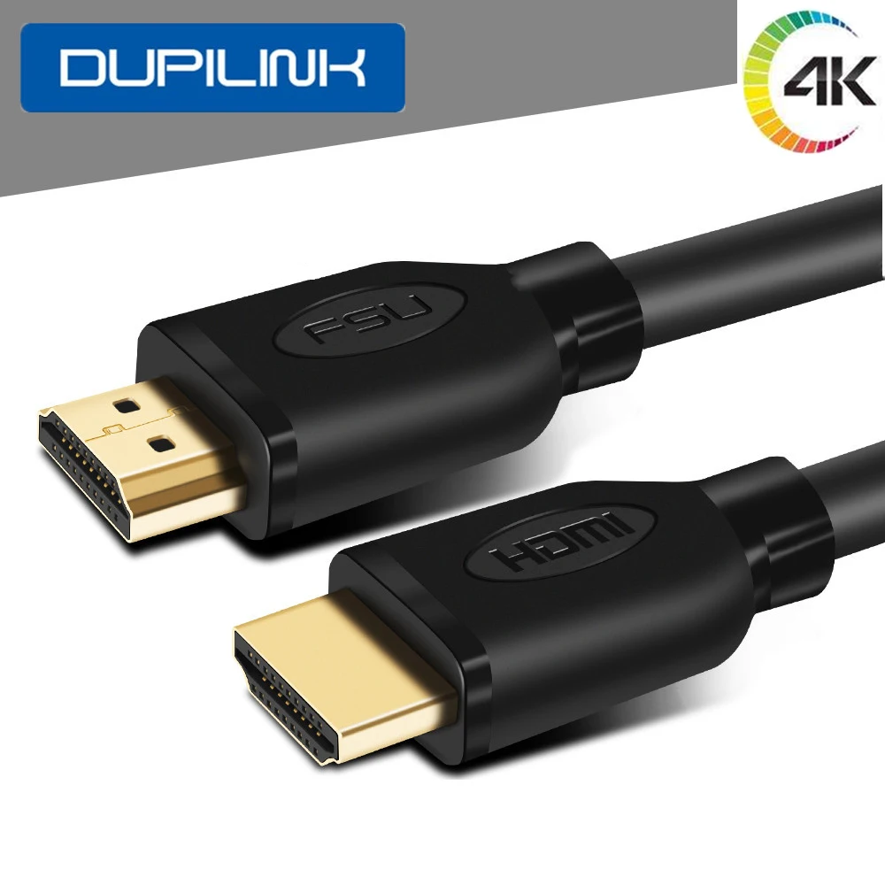 

DUPILINK HDMI-compatible Cable 4K HDMI-compatible 2.0 Cable 1m 2m 3m 5m 8m 15m for HDMI Splitter Switch TV Laptop PS3 Projector
