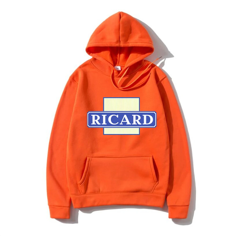 

Ouzo liquor alcohol Ricard logo France Ouzo hoodies for men women Ricard printed Ricard pullovers unisex pure cotton clothes