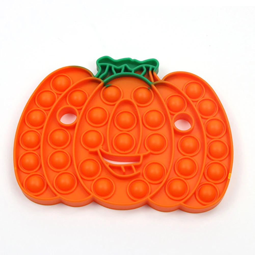 Juguete antiestr&eacute;s para ni&ntilde;os y adultos, juguete sensorial para apretar, con burbujas, calabaza, fantasma, alivio de la tensi&oacute;n para adultos-5