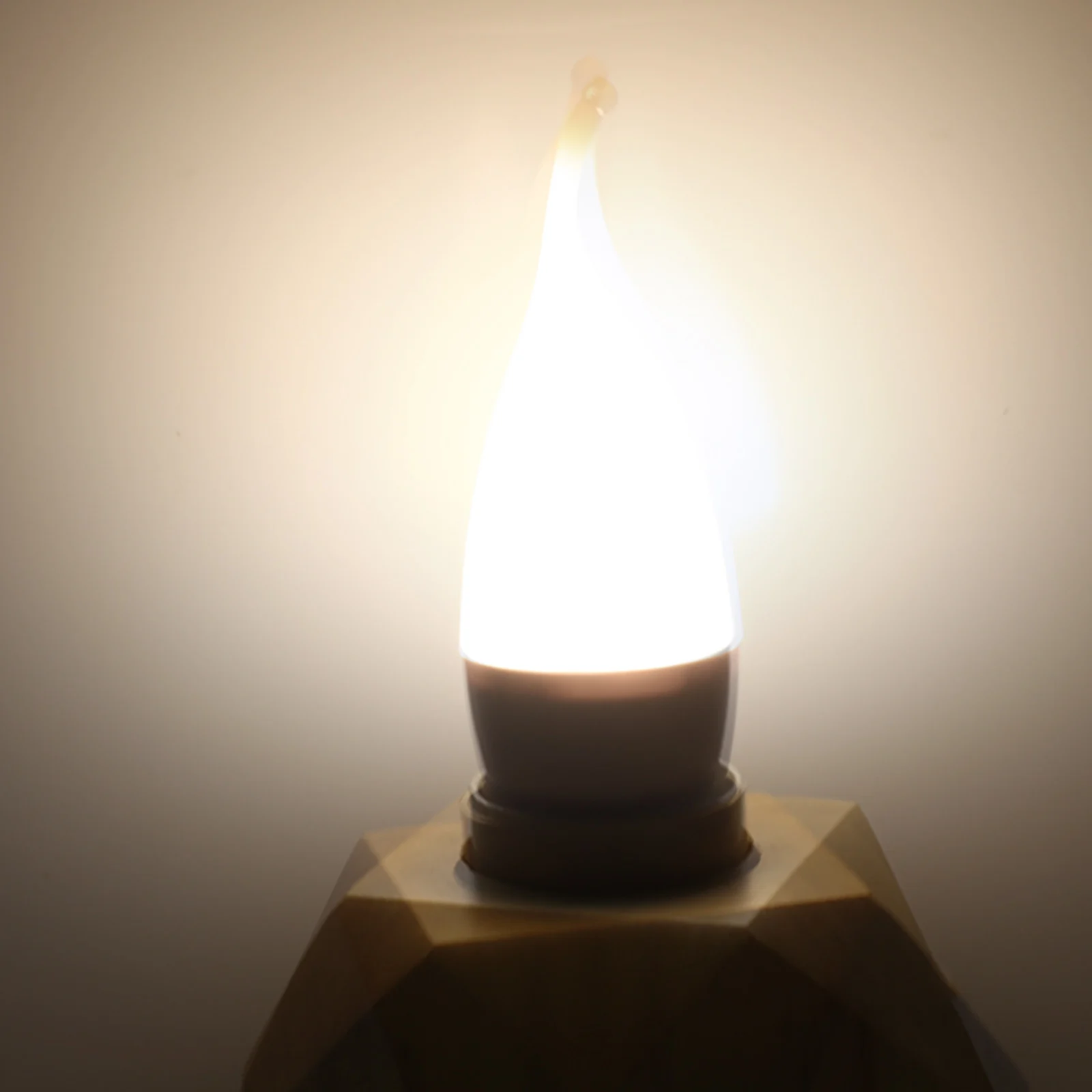 10x светодиодный Люстра-пламя лампы 3 Вт E12 E14 B22 E27 свеча 2835 SMD Velas Decorativas Домашнее освещение Замена 25 Вт галогенные лампы