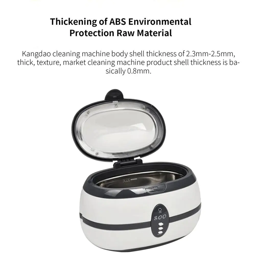 VGT-2000/800 600ml Ultrasonic Cleaner Bath Timer Jewelry Brush Razor Parts Ultrasound Cleaning Machine | Бытовая техника