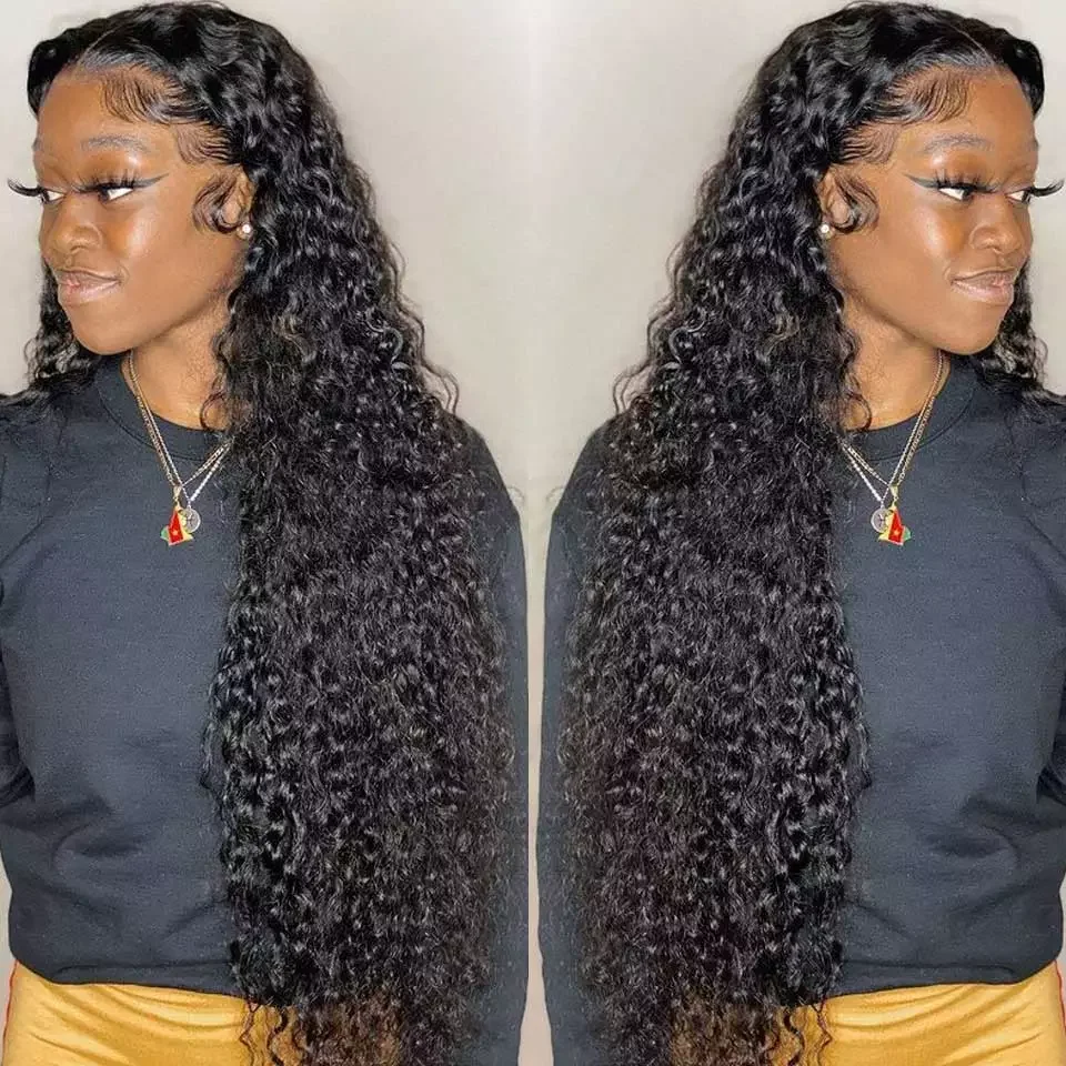 

Water Wave Wig 13x6 HD Lace Frontal Wig Pre Plucked Peruvian Wigs 4x4 5x5 6x6 Lace Wig Human Hair Wigs For Women Free Shipping