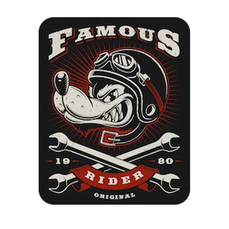

Wolf Biker Famous Rider Original Motorcycle PVC Car Decal